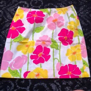 Floral lily pulitzer skirt